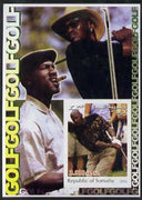 Somalia 2002 Golf #2 imperf s/sheet unmounted mint