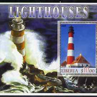 Liberia 2005 Lighthouses #02 perf m/sheet fine cto used