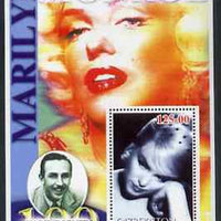 Uzbekistan 2002 Marilyn Monroe & Walt Disney Centenary #01 perf m/sheet unmounted mint