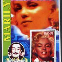 Uzbekistan 2002 Marilyn Monroe & Walt Disney Centenary #11 perf m/sheet unmounted mint