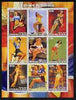 Benin 2003 Fantasy Art by Edward D'Ancona (Pin-ups) perf sheet containing 9 values, unmounted mint