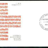 Australia 1979 50th Anniversary of Blood Donor Service 20c postal stationery envelope with Special first day cancellation