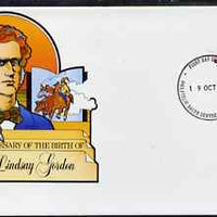 Australia 1983 Birth Anniversary of Adam Lindsay Gordon (Horseman & Poet) 30c postal stationery envelope with first day cancellation