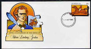 Australia 1983 Birth Anniversary of Adam Lindsay Gordon (Horseman & Poet) 30c postal stationery envelope with first day cancellation