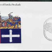 Australia 1981 Eureka Stockade 20c postal stationery envelope with Special illustrated 'Gold Rush' first day cancellation