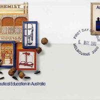 Australia 1981 Centenary of Pharmaceutical Education 22c postal stationery envelope with first day cancellation