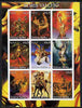 Eritrea 2002 Fantasy Art of Boris Vallejo imperf sheetlet containing 9 values unmounted mint