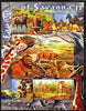 Kyrgyzstan 2004 Fauna of the World - Savanna #2 imperf sheetlet containing 6 values unmounted mint