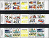 Tonga 1991 Accident Prevention set of 12 opt'd SPECIMEN (se-tenant bi-lingual strips) unmounted mint, as SG 1117-28