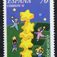 Spain 2000 Europa 70p (Building Europe) unmounted mint, SG3646