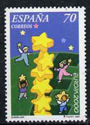 Spain 2000 Europa 70p (Building Europe) unmounted mint, SG3646