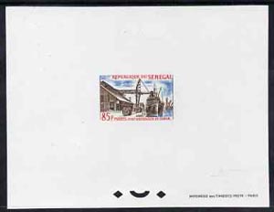 Senegal 1964 Industries 85f Mineral Wharf epreuve de luxe sheet in issued colours, as SG281