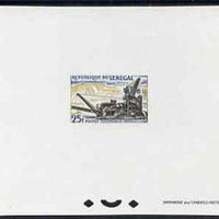 Senegal 1964 Industries 25f Working Phosphate epreuve de luxe sheet in issued colours, as SG279