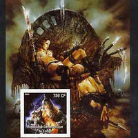 Congo 2003 Fantasy Paintings by Luis Royo imperf m/sheet unmounted mint