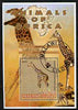 Malawi 2005 Animals of Africa - Giraffe perf m/sheet with Scout Logo with Elephant in background, fine cto used