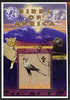 Malawi 2005 Birds of Africa - Secretary Bird perf m/sheet with Scout Logo and Big cats & Elephant in background, fine cto used