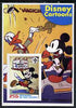 Ivory Coast 2003 Disney Cartoons #06 - Mickey Mouse The Magician imperf souvenir sheet with Scout Logo, unmounted mint