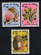 Wallis & Futuna 1979 Flowering & Fruiting Trees set of 3 unmounted mint, SG 319-21