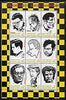 Kyrgyzstan 2000 Greatest Chess Champions (Caricatures) perf sheetlet containing set of 9 values unmounted mint