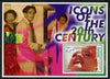 Somalia 2001 Icons of the 20th Century #02 perf s/sheet showing Marilyn Monroe with Salvador Dali in background unmounted mint