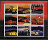 Kalmikia Republic 1999 Modern Sports Cars perf sheetlet containing complete set of 9 values unmounted mint