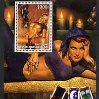 Benin 2002 Fantasy Art by Drew Posada #2 (Pin-ups) perf m/sheet unmounted mint