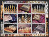 Tadjikistan 2000 Chess Pieces & Chess Sets perf sheetlet containing set of 9 values unmounted mint