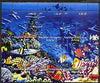 Congo 2001 Marine Life (Lost City of Atlantis) composite perf sheetlet containing 6 values unmounted mint