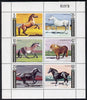 Bulgaria 1991 Horses sheetlet containing set of 6 unmounted mint, SG 3763-68 (Mi 3903-08)