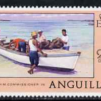 Anguilla 1977-78 Lobster Fishing Boat 22c (from def set) unmounted mint, SG 283