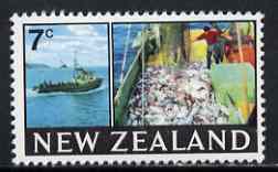 New Zealand 1967-70 Kaita 7c Trawler (from def set) unmounted mint, SG 870