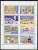 Staffa 1973 IBRA (Stamp Exhibition) overprinted on 1972 Pictorial perf sheetlet containing 8 x 25p values unmounted mint