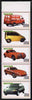 Naxcivan Republic 1999 Modern Cars & Vans perf strip of 5 values complete unmounted mint