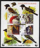 Kabardino-Balkaria Republic 1998 WWF imperf sheetlet containing set of 4 values unmounted mint