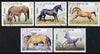 Cuba 2005 Horses perf set of 5 fine cto used