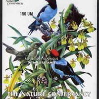 Mauritania 2003 The Nature Conservancy imperf m/sheet (Birds by John Audubon) unmounted mint