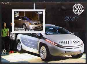 Benin 2003 Modern Cars imperf m/sheet (Mitsubishi & Suzuki) with Rotary Logo unmounted mint