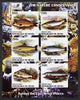 Benin 2003 The Nature Conservancy imperf sheetlet containing set of 6 values (Fish) unmounted mint