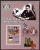 Somalia 2003 75th Birthday of Mickey Mouse #1 - imperf s/sheet also showing Walt Disney, Pope, Calvia Chess Olympiad & Rotary Logos, unmounted mint