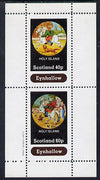 Eynhallow 1982 Fairy Tales (Riding a Horse #1) perf sheetlet containing set of 2 values unmounted mint