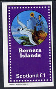 Bernera 1982 Fairy Tales (Adventures on the High Seas) imperf souvenir sheet (£1 value) unmounted mint