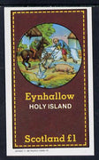 Eynhallow 1982 Fairy Tales (Riding a Horse #2) imperf souvenir sheet (£1 value) unmounted mint