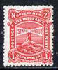 New Zealand 1913-37 Life Insurance 1d scarlet P14x15 (Lighthouse) unmounted mint some toning, SG L36b