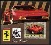 Liberia 2006 Enzo Ferrari #3 perf m/sheet cto used