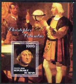 Benin 2006 Christopher Columbus #2 perf m/sheet cto used