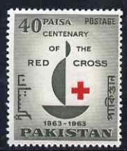 Pakistan 1963 Red Cross Centenary unmounted mint, SG 187