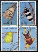 St Thomas & Prince Islands 1996 Beetles perf set of 4 fine cto used