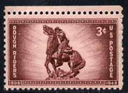 United States 1948 50th Anniversary of Organization of Rough Riders 3c unmounted mint, SG 970