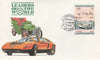 St Lucia 1984 Cars #1 (Leaders of the World) $2.50 Duesenberg 1932 SJ Roadster imperf se-tenant pair on illustrated cover with first day cancel (as SG 709a) very few imperfs are known on cover