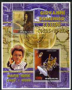 Mali 2006 Giovanni Cassini perf m/sheet containing 2 values (also showing Marie Curie) cto used